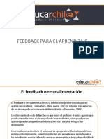 Feedback para El Aprendizaje 3