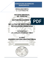 Historia Universal Del Derecho - Autoevaluación VII