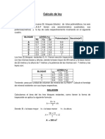 Calculo de Ley