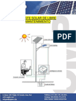 Poste Solar 30w Omp 2015 6m