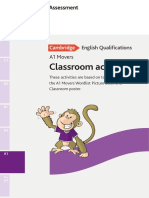 Children Cambridge English A1 Movers Classroom Activities PDF