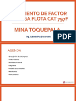 Incremento Factor de Carga Flota Volqts. Cat-797f