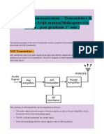 Analog Communication - Transmitters & Receiver by Arijit Manna (Midnapore City College, Post Graduate 1 Sem)