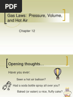 Gas Laws: Pressure, Volume, and Hot Air