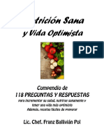 Nutricion Sana y Vida Optimista 2018 Lic Franz Ballivian Pol