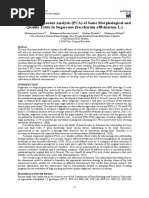 Principal Component Analysis (PCA) of Some Morphological and Quality Traits in Sugarcane (Saccharum Officinarum L.)