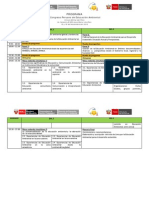 Programa Del I Congreso Peruano de Educación Ambiental