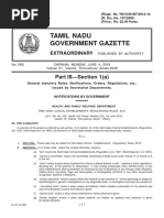 Tamil Nadu Government Gazette: Part III-Section 1 (A)