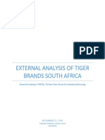 PESTEL and Porters Forces Analysis of The Consumer Product Industry of South Africa