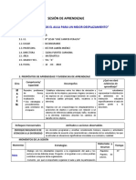 Sesion Matematica - 5°-2018-Organizamos El Aula para Un Mejor Desplazamiento