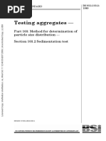 BS 812-103 2 - Testing Aggregates - Sedimentation Test PDF