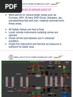 B. Prestart Checks of Boiler Lightup