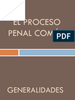 El Proceso Penal Guatemalteco Etapa Preparatoria e Intermedia para PNC Julio 2013