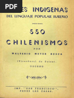 Diccionario de Chilenismos Surenos Voces Indigenas