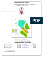 Informe de Mapas Paleograficos en El Peru Final PDF