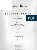 Eugène Bozza - Douze Etudes-Caprices PDF