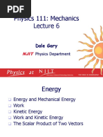 Physics 111: Mechanics: Dale Gary