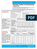 Form 70 Fire Hydrant and Sprinklers