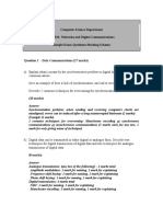 Networking Sample Exam Questions Marking Scheme - 2003-4 Semester 2