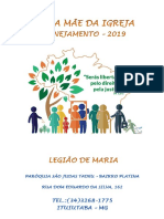 LEGIÃO de MARIA - Planejamento 2019