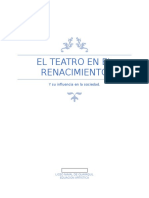 El Teatro en El Renacimiento