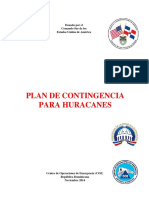 Plan de Contingencia para Huracanes