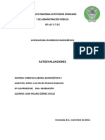 Derecho Laboral Burocrático II Todas Evaluaciones INESAP