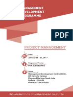 Project Management Jan 2017