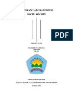 LAPORAN LABORATORIUM OSCILOSCOPE Semester 2