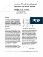 Hardware Implementation of Neural Network Controlled Optimal Inverter