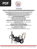 Airless Speeflo Modelo 6900 XLT Intumescente y Masillas