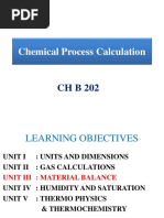 Chemical Process Calculation