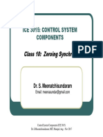 Class 10: Zeroing Synchros: Ice 3015: Control System Components