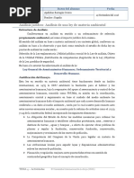 Análisis de Una Ley de Materia Ambiental