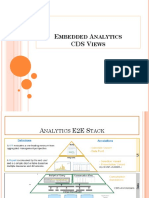 E A Cds V: Mbedded Nalytics Iews