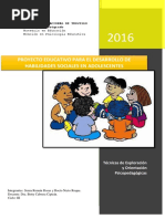 Proyecto Educativo de Habilidades Sociales 