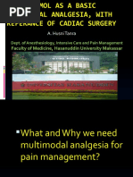 Prof. Husni - Paracetamol As A Basic Multimodal Analgesia