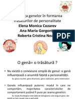 Influenta Genelor in Formarea Trasaturilor de Personalitate