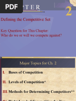 Defining The Competitive Set: Key Question For This Chapter: Who Do We or Will We Compete Against?