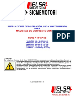 SICMEMOTORI NP80-800 MaintenanceManual DCMotors ES