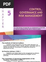 Control, Governance and Risk Management