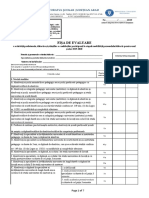 Fisa de Evaluare A Cadrelor Didactice Conform Anexa 2 La Metodologie