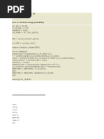 How To Calculate Outage Probability