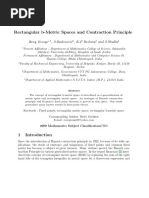 Rectangular B Metric Space