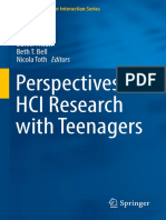 Little (2016) Perspectives On HCI Research With Teenagers