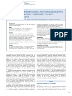 Efficacy of Antidepressants and Benzodiazepines in Minor Depression Systematic Review and Metaanalysis