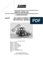 CASE 580 Super M+ Series 2 Backhoe Loader Parts Catalogue Manual PDF