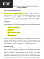 Energy Conservation Building Code (Ecbc) & Energy Efficiency in Existing Buildings