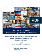 World Bank Procurement Regulations