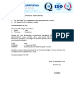 Surat Permohonan Penutupan Jalan Sementara